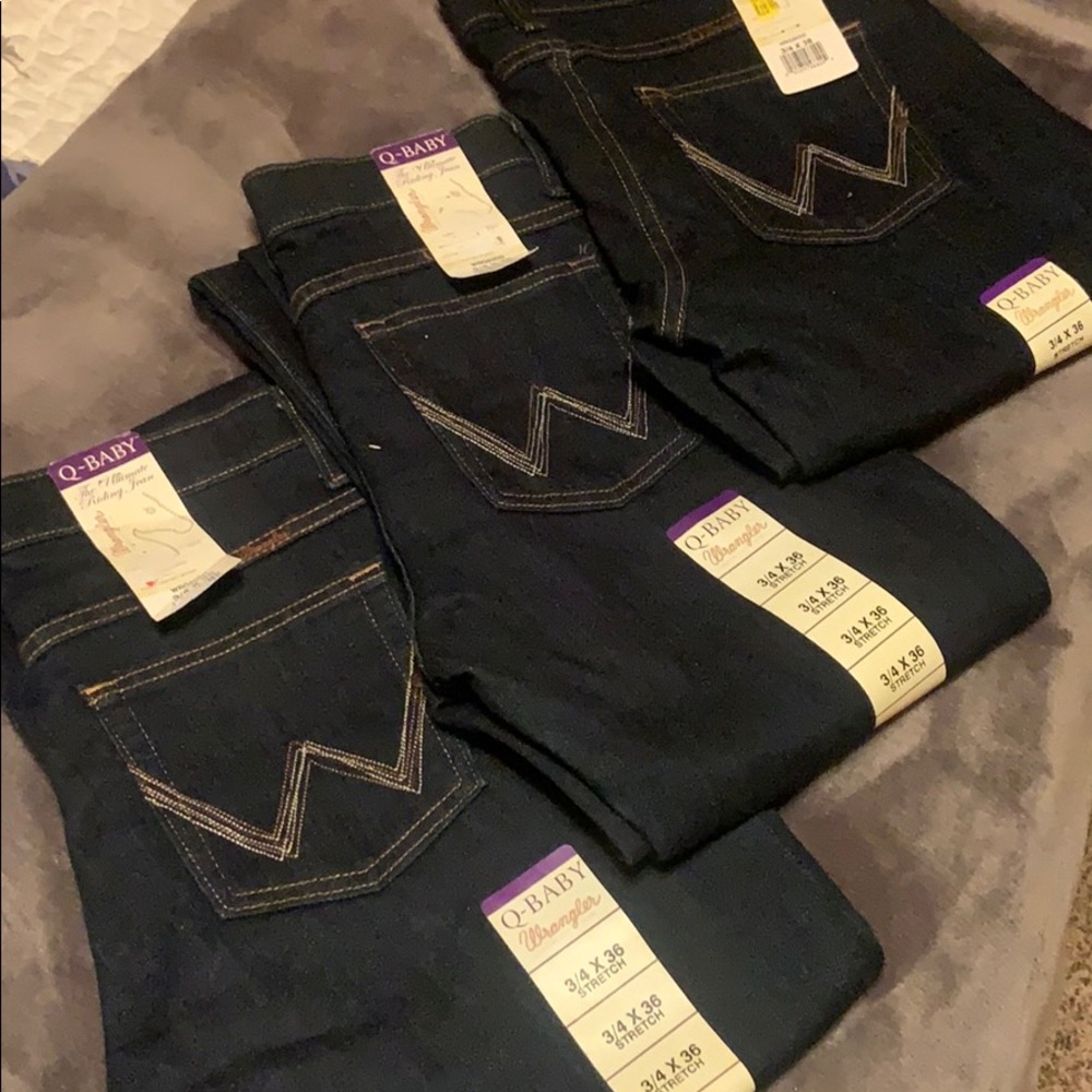 Q-Baby Wrangler Jeans 3/4 x 36”